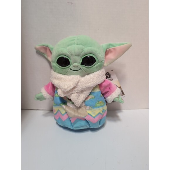 2023 STAR WARS Grogu The Child 9” Plush Baby Yoda MANDALORIAN Easter Egg Robe - Picture 2 of 6